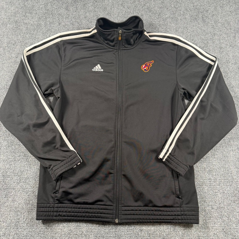 Adidas Track Jacket Mens Small Indiana Fever Full Zip Black Basketball